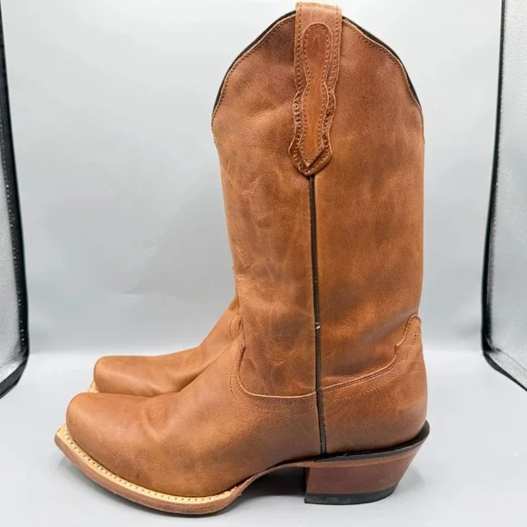 Nocona Tan Leather Boots Women’s 8 - Picture 4 of 9